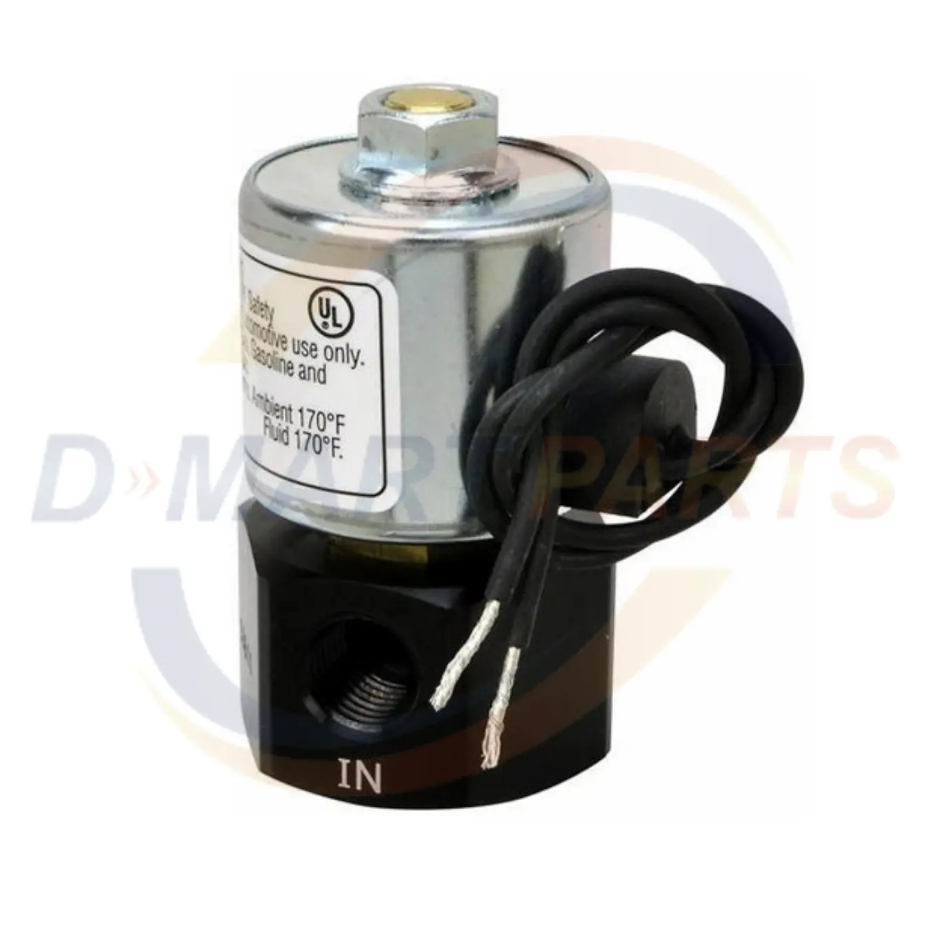 121B Solenoid Lock OFF valve LPG propane 12V fuelock liquid vapor GAS, gasoline D Mart Parts