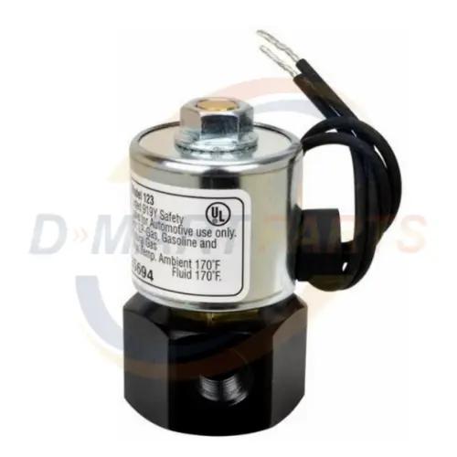 123B Solenoid valve 12 VOLT fuelock Lock Off valve 90 degree propane liquid vapor Gas D Mart Parts