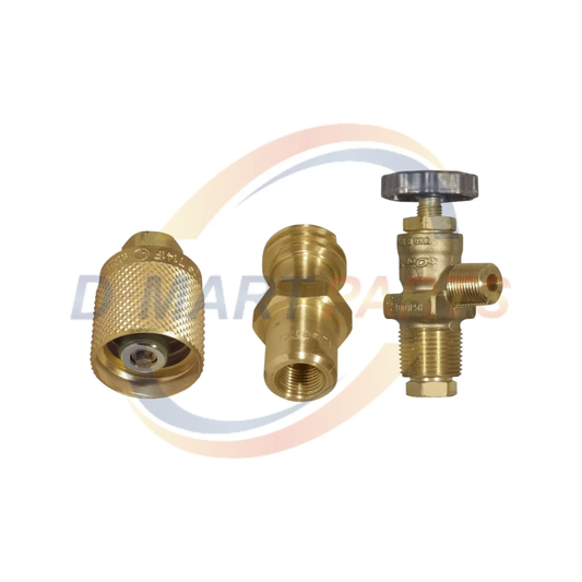 Connector Valve Propane Tank LPG Gas Forklift Service Coupler 7141M 7141F 9101P5H D Mart Parts