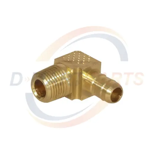 74419 Fitting propane 1/8 x 1/4 Brass 90 degres connector propane LPG forklift D Mart Parts