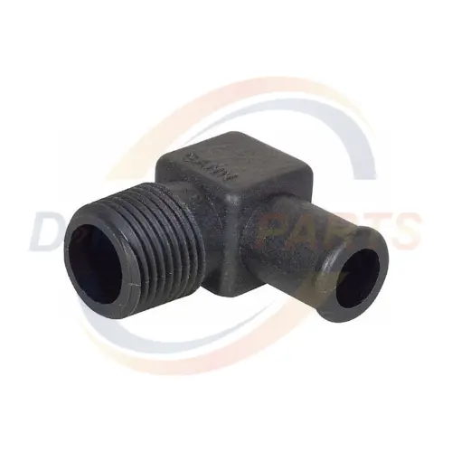 74421 Fitting propane 1/2 x 5/8 Nylon 90º connector propane LPG forklift D Mart Parts
