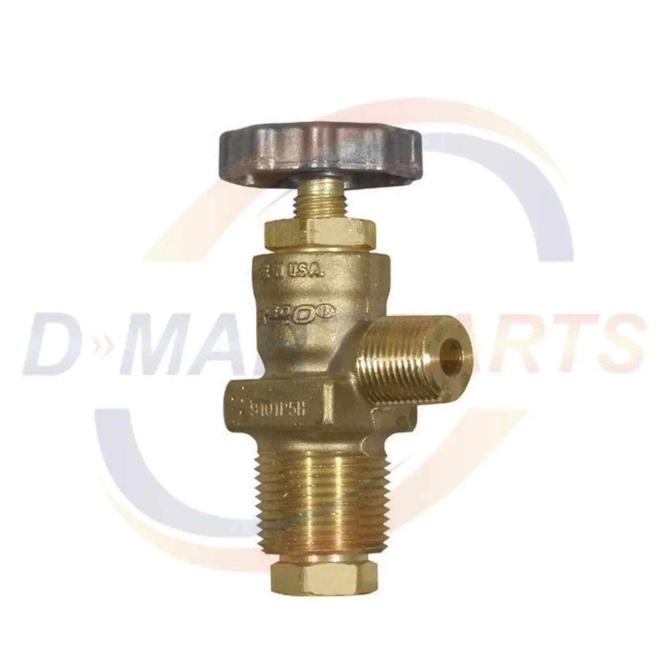 9101P5H Valve Assy Forklift Scrubber LPG Gas Propane Tank Angle Shut-Off D Mart Parts