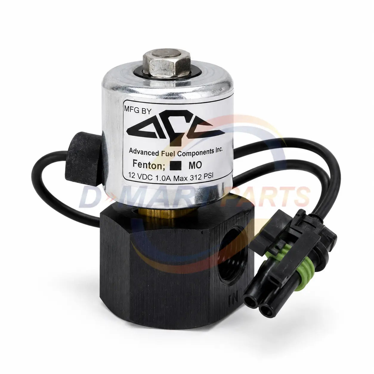 A123-108 Solenoid Valve Lockoff Shut-Off Propane Gas LPG Gasoline with Connector D Mart Parts