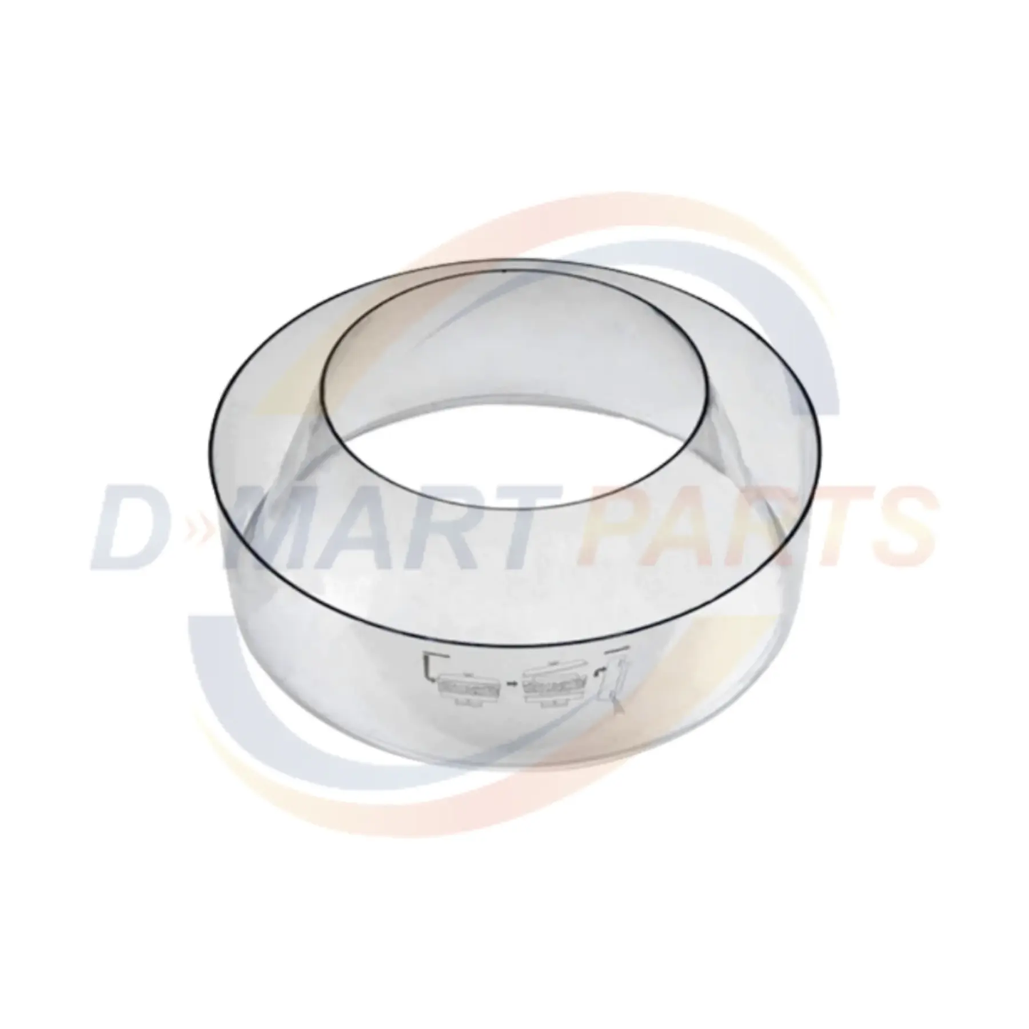 Body pre cleaner universal air intake air filter cyclone outside forklift 3" D Mart Parts