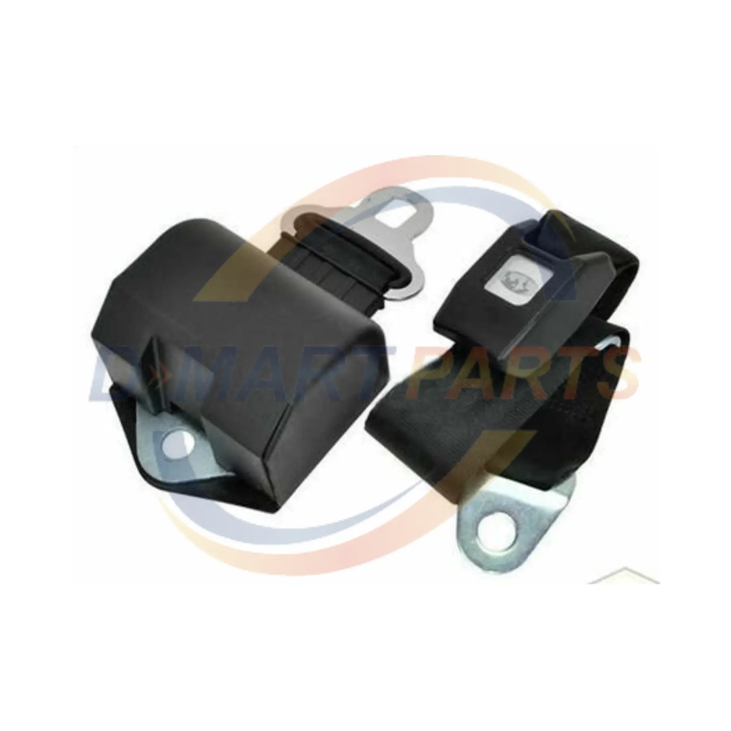 Seat belt Black Universal Forklift 60" Retractable D Mart Parts