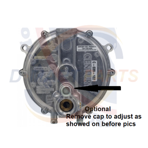 Century 039-122 Impco style low pressure gas regulator converter forklift lpg