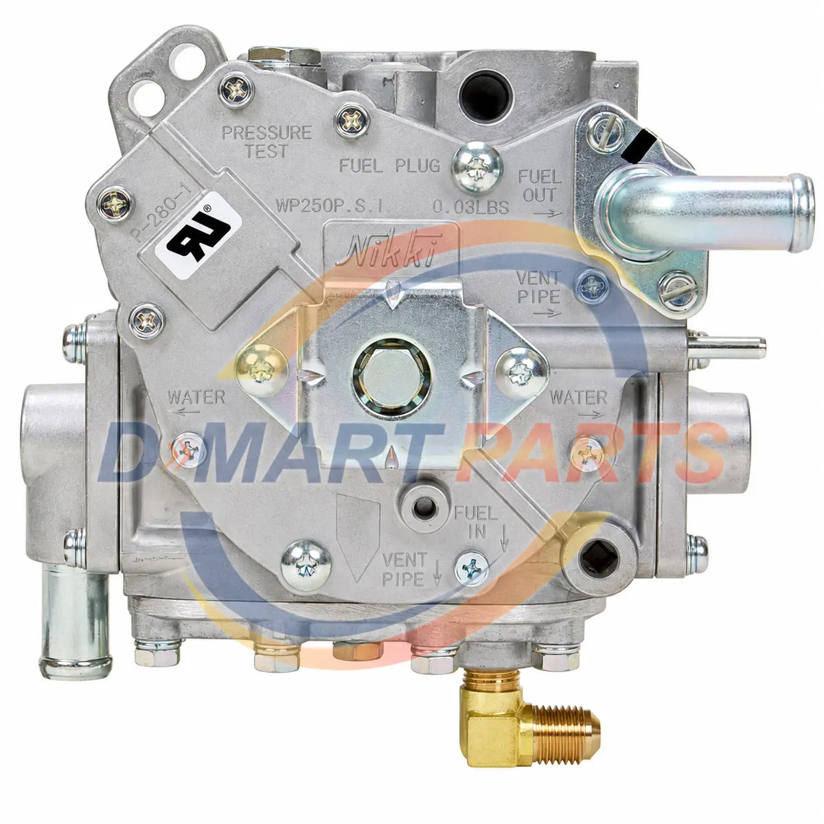 16310-GS40D Vaporizer NIKKI convertor regulator propane forklift 16310-GS40B 16310-GU20A D Mart Parts