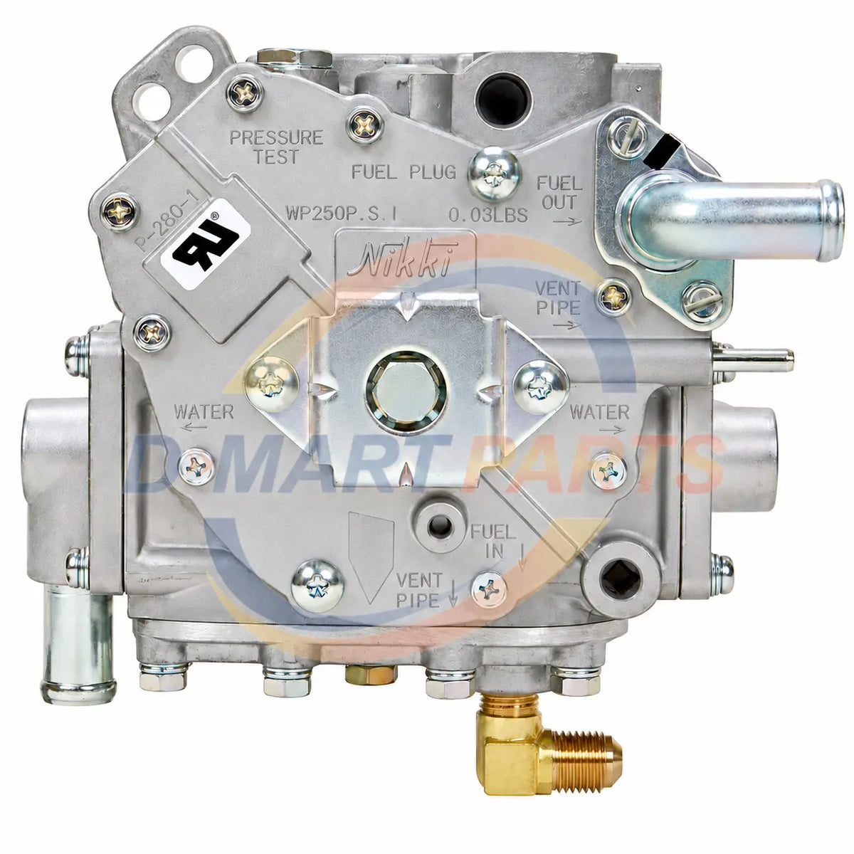 16310-GS40D Vaporizer NIKKI convertor regulator propane forklift 16310-GS40B 16310-GU20A D Mart Parts