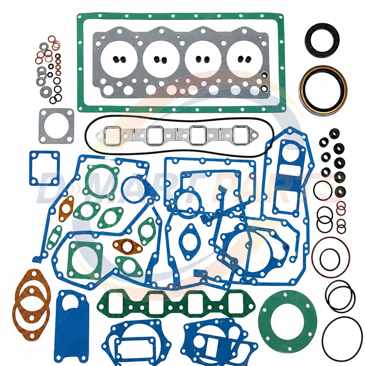 6202-K1-3200+6202-K2-3400 Gasket Kit Steel Head Gasket Cummins B3.3 Doosan daewoo 4D95 4D95SForklift D Mart Parts