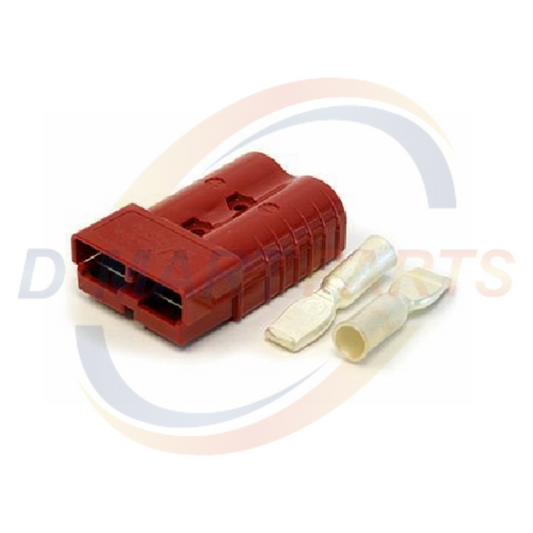 6322G1 Battery connector 350 AMP Series Red Multipole Housing 2/0 Ga 350A forklift