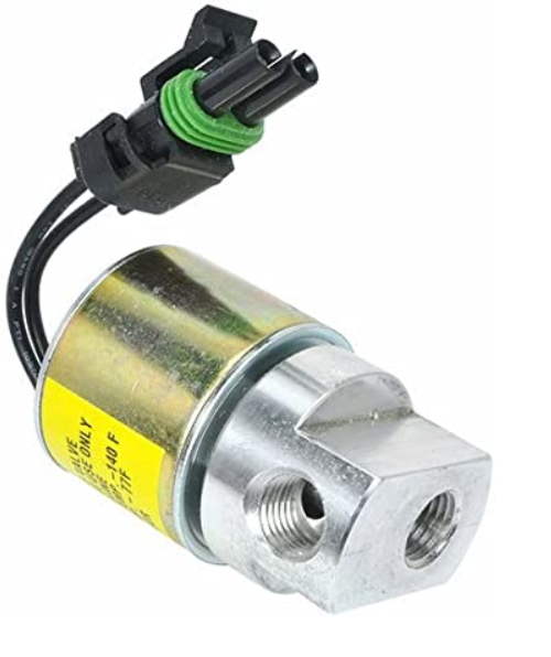 7007A-12V-P1 Solenoid Valve Lockoff Shut-Off Propane Gas LPG Gasoline with Connector