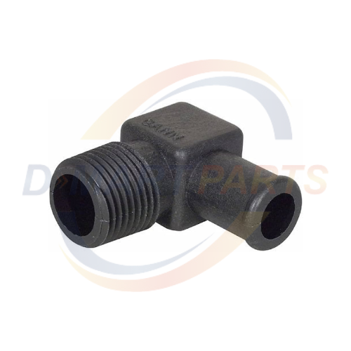 74421 Fitting propane 1/2 x 5/8 Nylon 90º connector propane LPG forklift